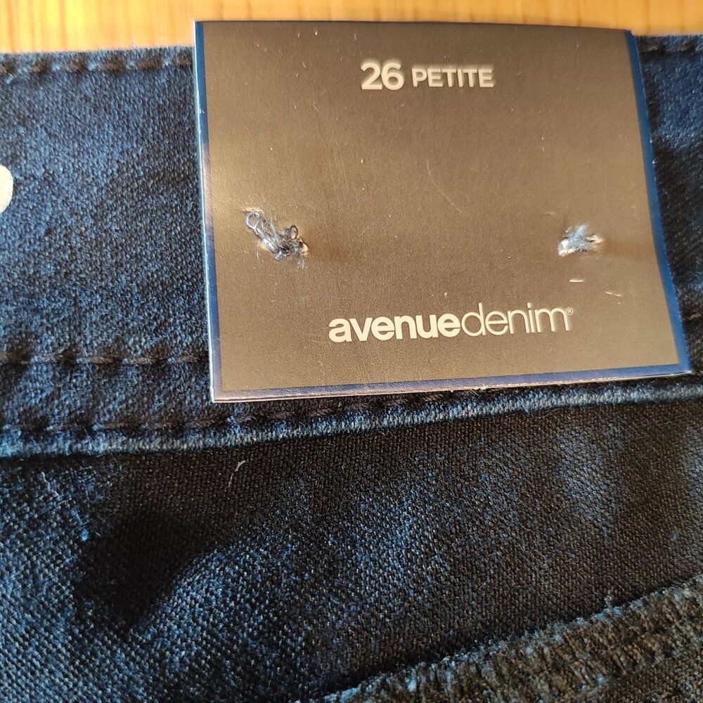 Avenue Denim Butter Denim Skinny Leg Jeans, Size 26 Petite, New With Tags! - Picture 7 of 9